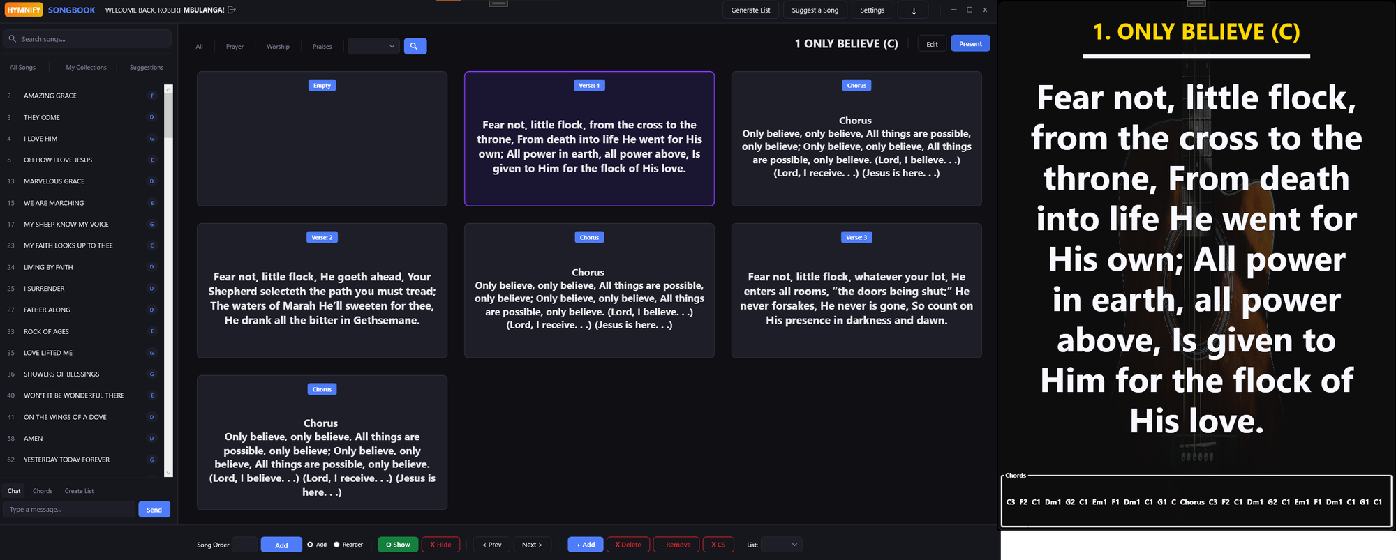 Live Presentation Mode